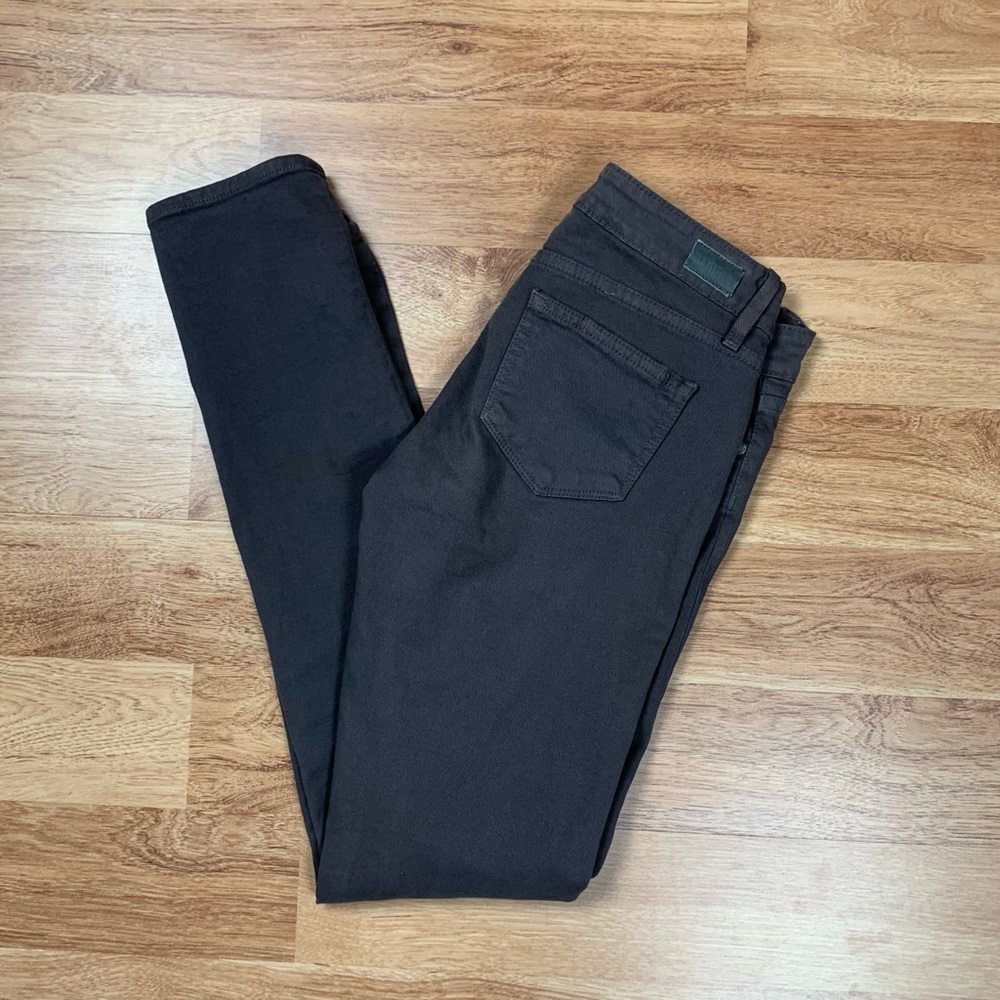 Paige Skyline Skinny Gray Denim Jeans Women Size 25